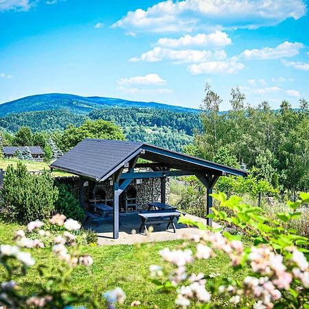 Domek W Gorach - Prywatne Jacuzzi, Sauna, Grota Solna - Panorama Chelm Ski&Spa Myslenice Bagian luar foto