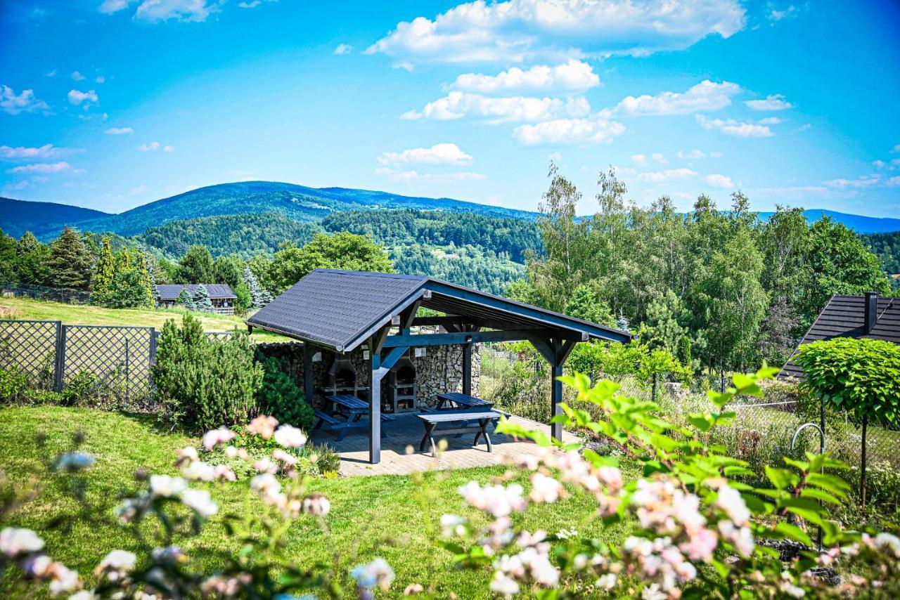 Domek W Gorach - Prywatne Jacuzzi, Sauna, Grota Solna - Panorama Chelm Ski&Spa Myslenice Bagian luar foto